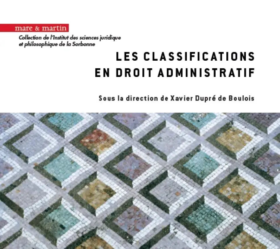 Les Classifications en droit administratif